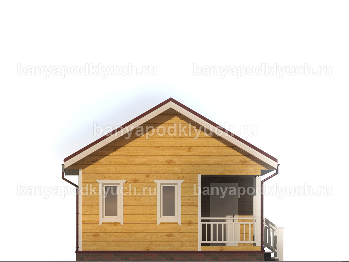 Баня из бруса 6x6 м Баня из бруса 6x6 м