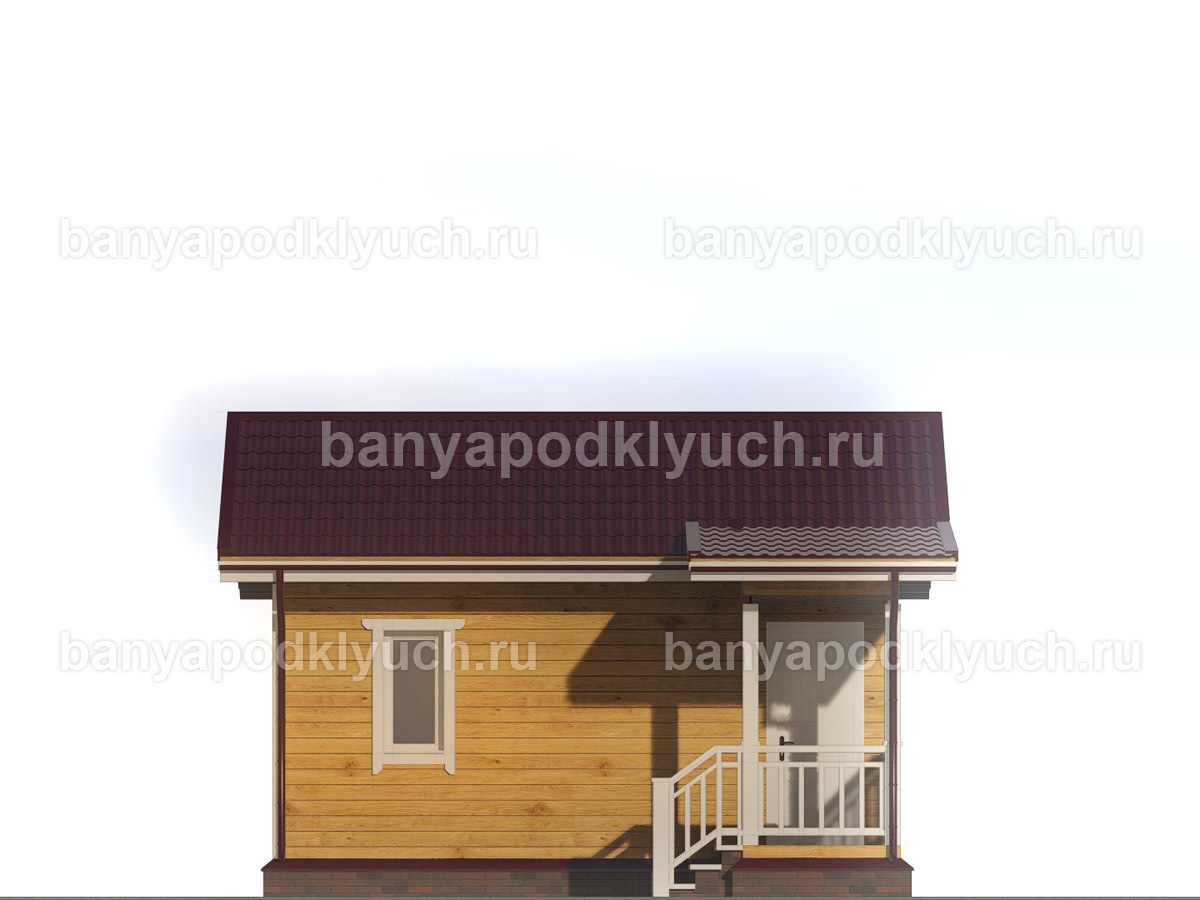 Баня из бруса 6x4 м Баня из бруса 6x4 м