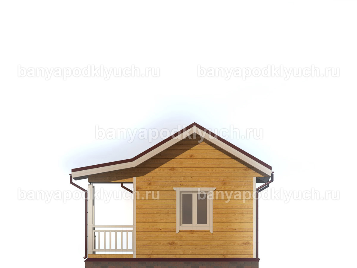Баня из бруса 6x4 м Баня из бруса 6x4 м