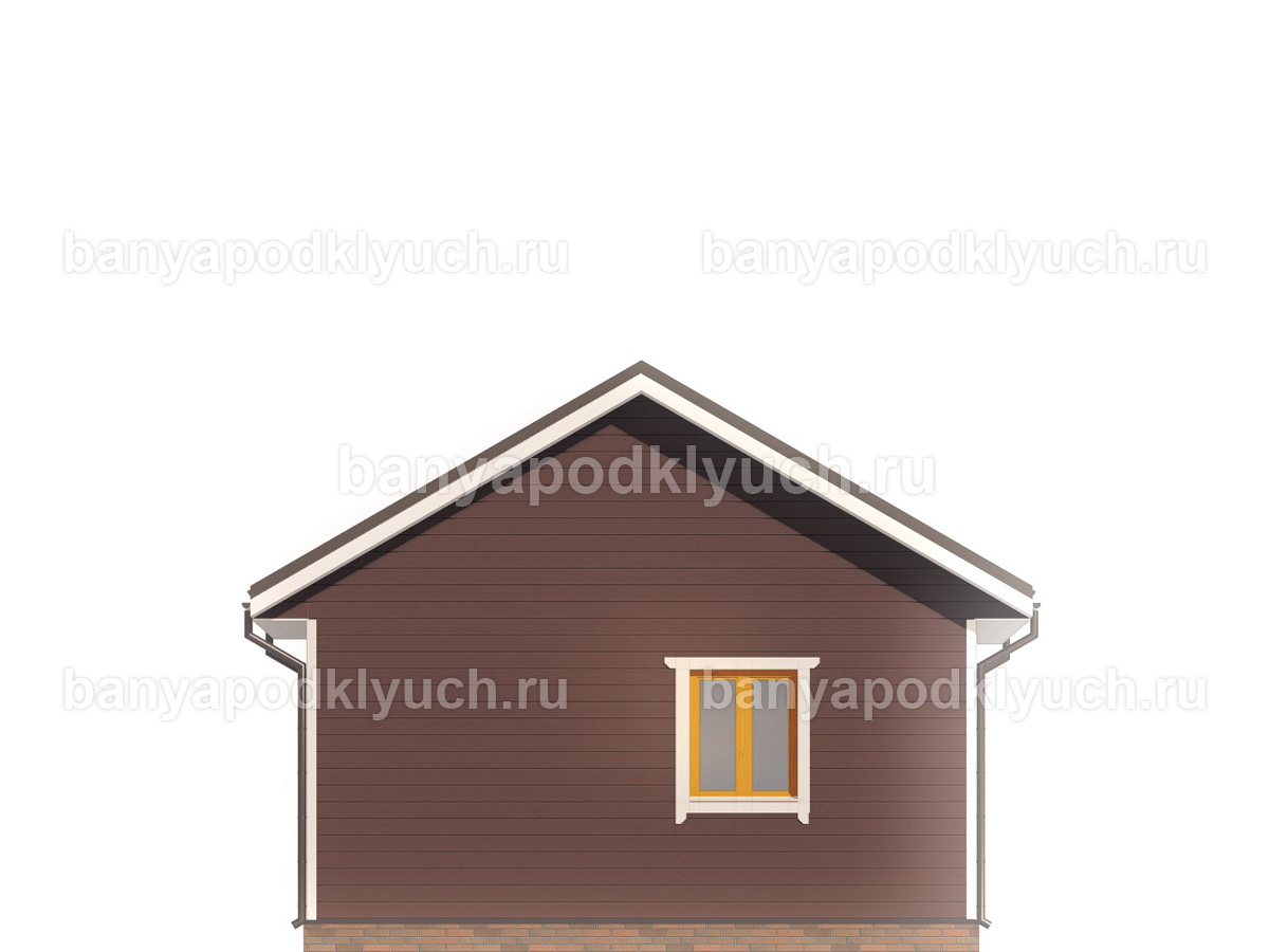 Каркасная баня 6.5x6 м Каркасная баня 6.5x6 м